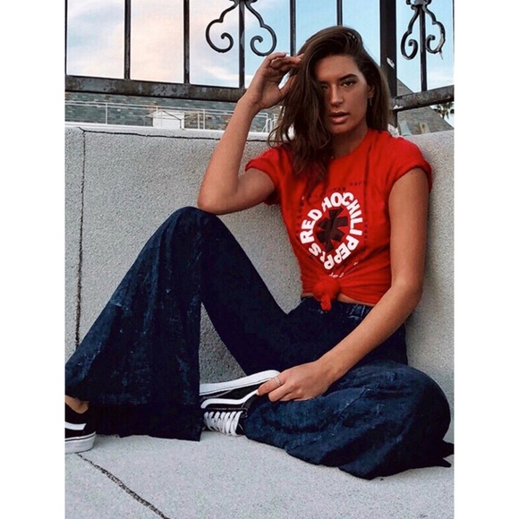 SOLD OUT Alex Denim Wide Leg Retro Bells Bell Bottoms - Picture 3 of 4